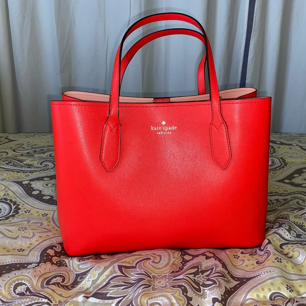 kate spade harper satchel (geranium)